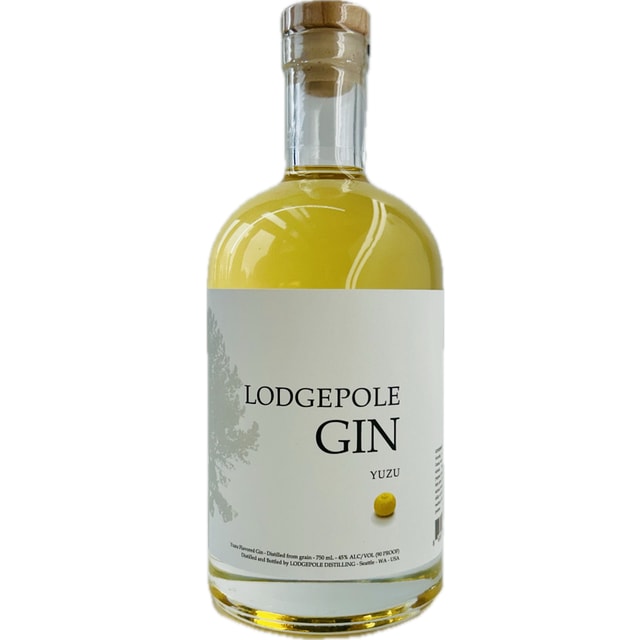Lodgepole Distilling Yuzu Infused Gin Full Bottle Image