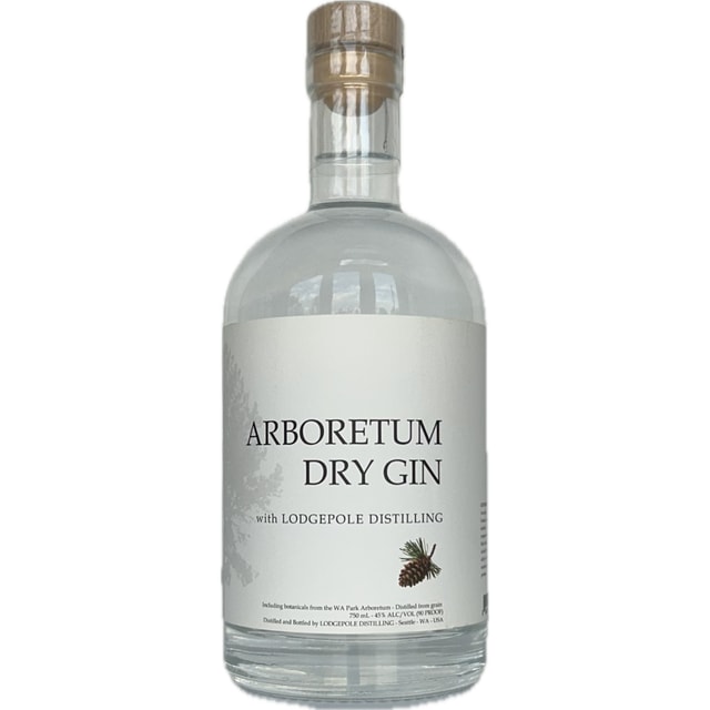 Lodgepole Distilling Arboretum Dry Gin Full Bottle Image